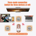 HXSJ T900 Transparent Magnet Three-mode Wireless Gaming Mouse - Image 6