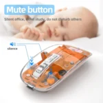 HXSJ T900 Transparent Magnet Three-mode Wireless Gaming Mouse - Image 7