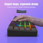 HXSJ V200 Wired RGB Backlit Mechanical Keyboard 68 Key Caps, Cable Length: 1.7m - Image 4