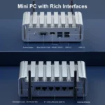 HYSTOU PO9B-J4125-6L Embedded Intel Celeron J4125 Processor Six Network Ports Mini Host - Image 7