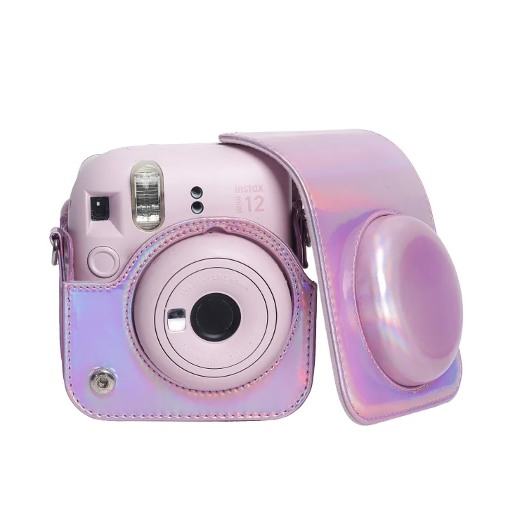 EDA005405901A_5.webp Laser Full Body Leather Case Camera Bag with Strap - Image 6