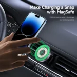 DUZZONA V2 15W Transparent Car Magnetic Wireless Charger - Image 4
