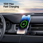 DUZZONA V2 15W Transparent Car Magnetic Wireless Charger - Image 5
