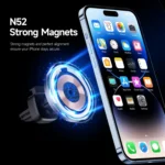 DUZZONA V2 15W Transparent Car Magnetic Wireless Charger - Image 6