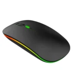HXSJ M40 2.4GHZ 800,1200,1600dpi Third Gear Adjustment Colorful Wireless Mouse USB Rechargeable - Image 5