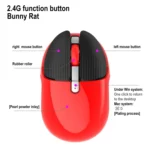 HXSJ M106 2.4GHZ 1600dpi Single-mode Wireless Mouse USB Rechargeable - Image 6