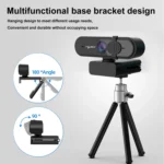 HXSJ S6 HD 1080P 95 Degree Wide-angle High-definition Computer Camera with Microphone - Image 8