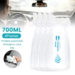 4pcs / Set Vehicle Emergency Urine Bags Unisex Disposable Portable Toilet 700ml - Image 2