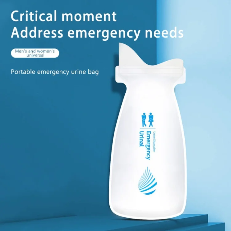 EDA0056453_2.webp 4pcs / Set Vehicle Emergency Urine Bags Unisex Disposable Portable Toilet 700ml - Image 3