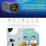 FEELWORLD HV10X Professional Streaming Camera Full HD 1080P 60fps USB 3.0 HDMI - Image 4