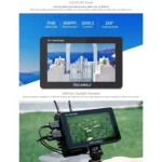 FEELWORLD F5 ProX 5.5 inch 1600nit High Bright Touch Screen DSLR Camera Field Monitor 4K HDMI F970 Install and Power Kit - Image 6