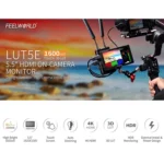 FEELWORLD LUT5E 5.5 inch High Bright 1600nit Touch Screen DSLR Camera Field Monitor F970 External Power and Install Kit 4K HDMI 1920X1080 IPS Panel - Image 4