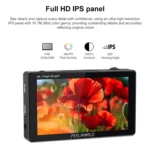 FEELWORLD LUT5E 5.5 inch High Bright 1600nit Touch Screen DSLR Camera Field Monitor F970 External Power and Install Kit 4K HDMI 1920X1080 IPS Panel - Image 6