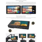 FEELWORLD LUT6E 6 inch 1600nits Touch Screen DSLR Camera Field Monitor Full HD1920x1080 IPS - Image 13