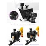 FEELWORLD TP13A Wide Angle Teleprompter for 11 inch Smartphones / Tablets Prompting Smartphone DSLR Recording APP Remote Control - Image 4