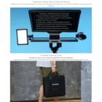 FEELWORLD TP16 16 inch Tablet Horizontal Vertical Prompting Folding Teleprompter, Bluetooth Remote Control - Image 13