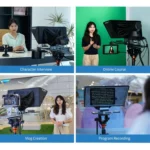 FEELWORLD TP16 16 inch Tablet Horizontal Vertical Prompting Folding Teleprompter, Bluetooth Remote Control - Image 3