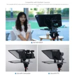 FEELWORLD TP16 16 inch Tablet Horizontal Vertical Prompting Folding Teleprompter, Bluetooth Remote Control - Image 6