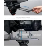 FEELWORLD TP16 16 inch Tablet Horizontal Vertical Prompting Folding Teleprompter, Bluetooth Remote Control - Image 9