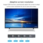 AIMOS AM-KVM401 4K 60Hz HDMI 4 In 1 Out KVM Switch - Image 8