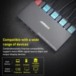AIMOS AM-KVM401 4K 60Hz HDMI 4 In 1 Out KVM Switch - Image 9