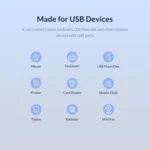 ORICO BT2U3-7AB-GY-BP 7 Ports USB 3.0 HUB with Individual Switches - Image 12