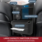 3054 Napa Texture Leather Car Center Console Storage Bag - Image 3