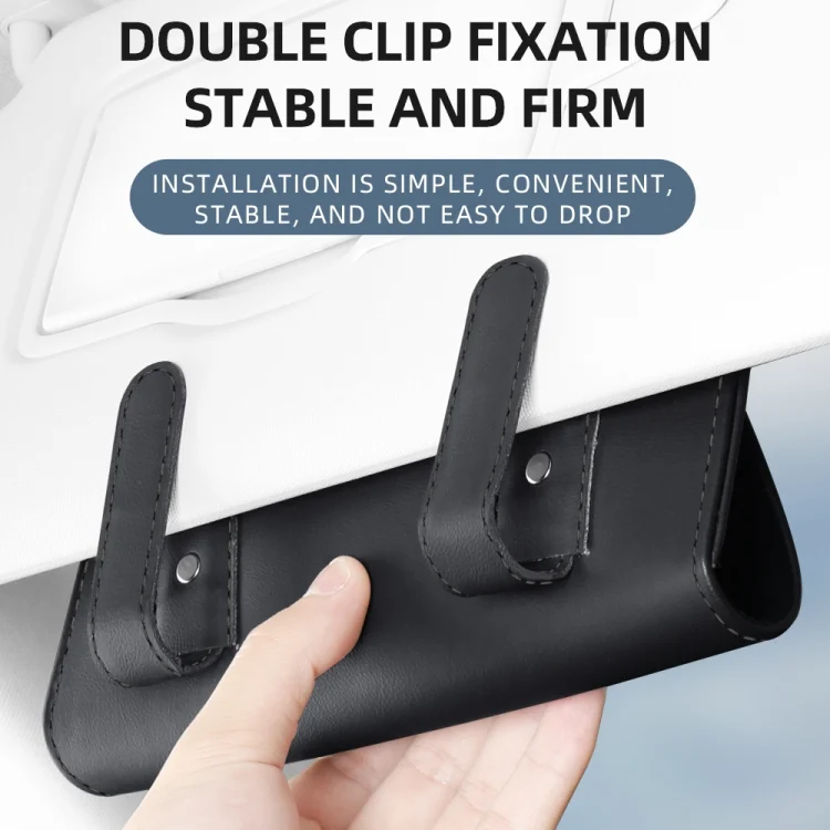 EDA0057538_B3.webp 3064 Napa Texture Leather Car Glasses Storage Bag - Image 4