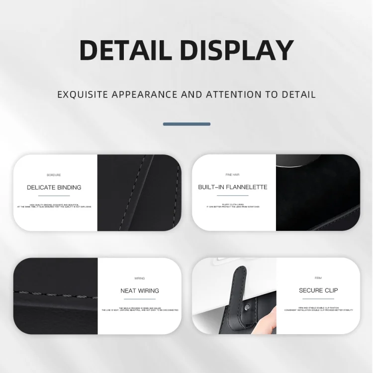 EDA0057538_B5.webp 3064 Napa Texture Leather Car Glasses Storage Bag - Image 6