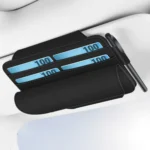 3073 Napa Texture Leather Car Removable Glasses Storage Bag - Image 8