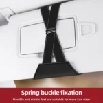 3073 Napa Texture Leather Car Removable Glasses Storage Bag - Image 5