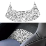 For Chevrolet Corvette C7 2014-2019 Car Rear Center Part Diamond Decorative Sticker, Left Drive