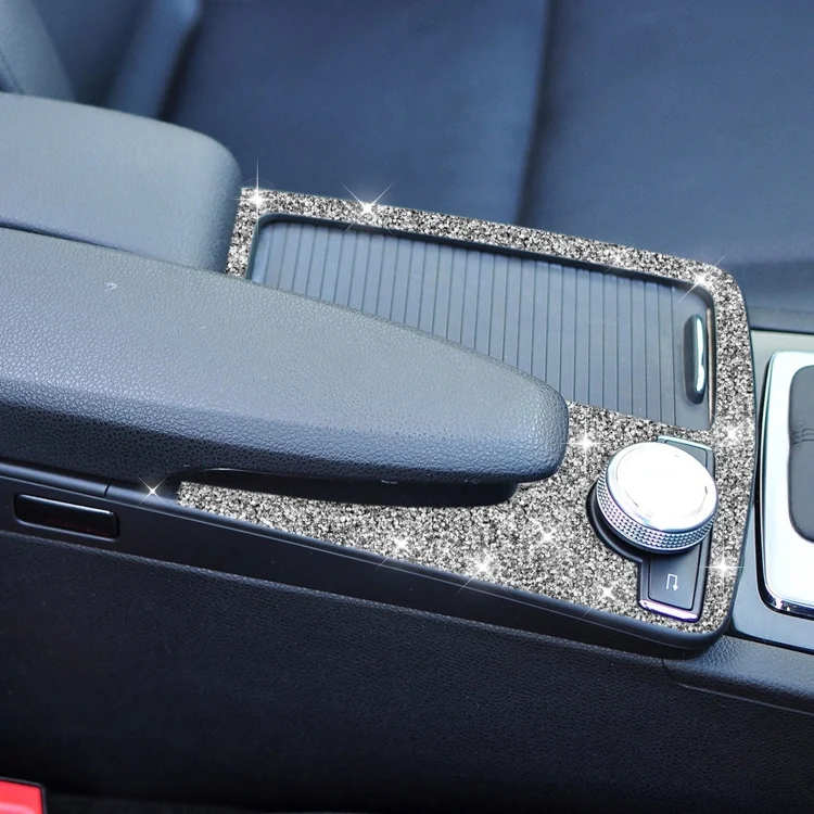 EDA0057923.webp For Mercedes-Benz C-class W204 2007-2013 Car Gear Panel Diamond Decorative Sticker, Right-hand Drive - Image 1