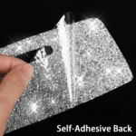 For Mercedes-Benz C-class W204 2007-2013 Car Gear Panel Diamond Decorative Sticker, Right-hand Drive - Image 4