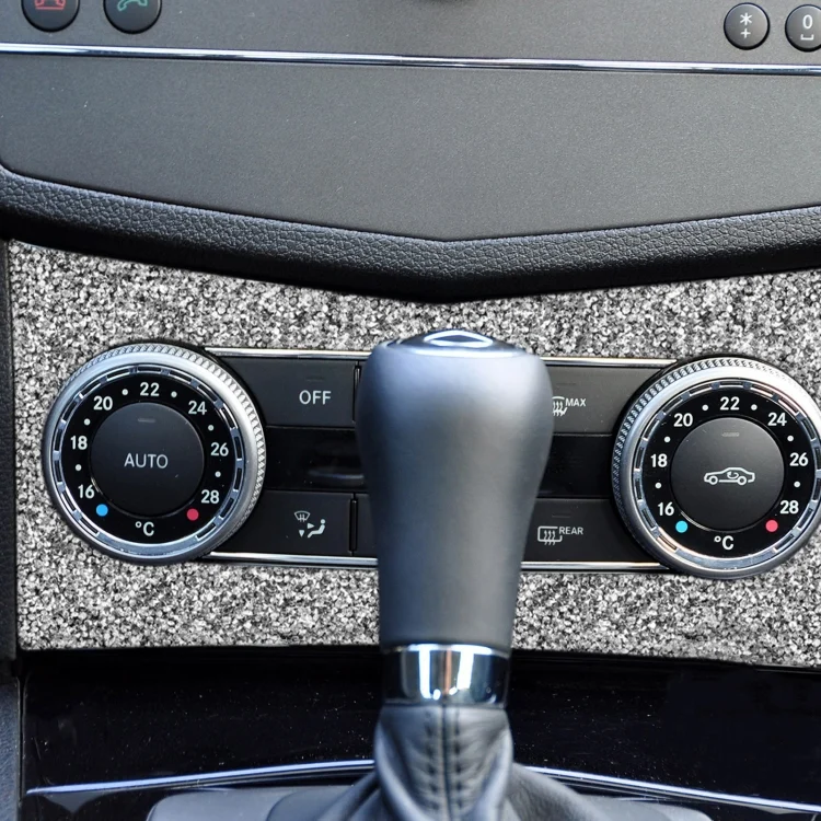 EDA0057943.webp For Mercedes-Benz C-class W204 2007-2010 Car AC Panel D Diamond Decorative Sticker, Left and Right Drive - Image 1