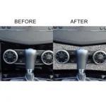 For Mercedes-Benz C-class W204 2007-2010 Car AC Panel D Diamond Decorative Sticker, Left and Right Drive - Image 6