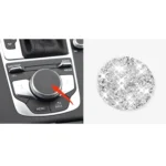 Car Central Control Knob Diamond Decoration Sticker, Left and Right Drive - Image 3
