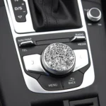 Car Central Control Knob Diamond Decoration Sticker, Left and Right Drive - Image 6