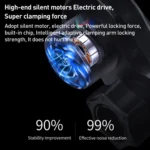 D7 Infrared lnduction Wireless Fast Charging Air Outlet Car Holder - Image 4