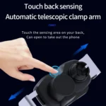 D7 Infrared lnduction Wireless Fast Charging Air Outlet Car Holder - Image 6