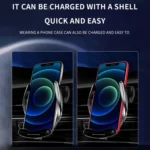 G10 Infrared lnduction Wireless Fast Charging Air Outlet Car Holder - Image 9