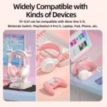 G35 Cute Cat RGB Head-mounted Wired Gaming Earphone - Image 8