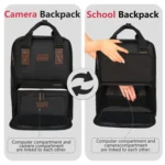 Cwatcun D78 Camera Laptop Backpack Bag - Image 7