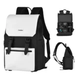 Cwatcun D79 Camera Backpack Multi-Functional Camera Dual Shoulders Bag