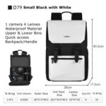 Cwatcun D79 Camera Backpack Multi-Functional Camera Dual Shoulders Bag - Image 3