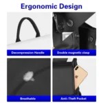 Cwatcun D79 Camera Backpack Multi-Functional Camera Dual Shoulders Bag - Image 7