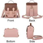 Cwatcun D81 Retro Camera Crossbody Bag Vintage PU Leather Waterproof Camera Handbag - Image 4