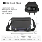 Cwatcun D85 Camera Bag Side Quick Access Camera Messenger Case Waterproof Bag - Image 2