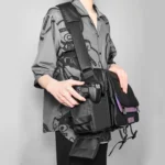 Cwatcun D85 Camera Bag Side Quick Access Camera Messenger Case Waterproof Bag - Image 5
