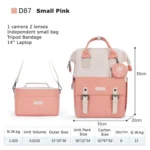 Cwatcun D87 Color Matching Camera Backpack Large Capacity Photography Bag - Image 9